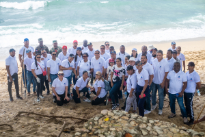 EL CIGCN DEL INCABIDE REALIZA LIMPIEZA EN PLAYA