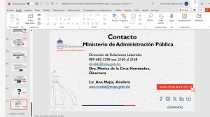 INCABIDE fortalece competencias del personal con apoyo del MAP